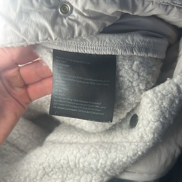 LULULEMON Go Cozy Jacket WOOL SIZE 10 heathered ceramic - Picture 11 of 11